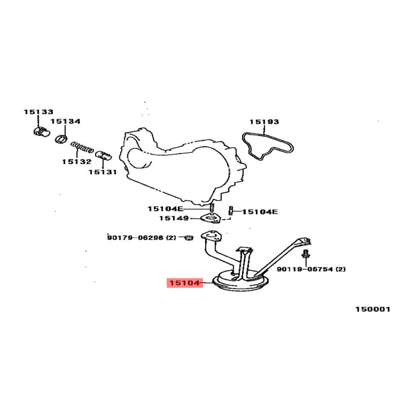 Strainer Assembly Oil - 1510447060